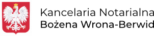 notariusz gliwice logo kancelarii notarialnej bozena wrona berwid